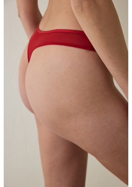 Kırmızı Sequin Lace Tanga Külot fiyatları