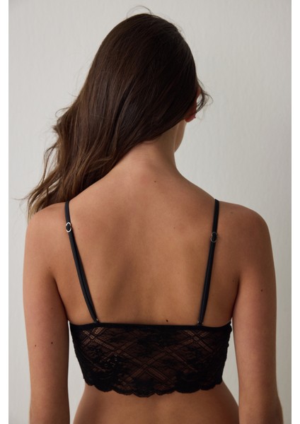 Siyah Satin Lace Cami indirimleri