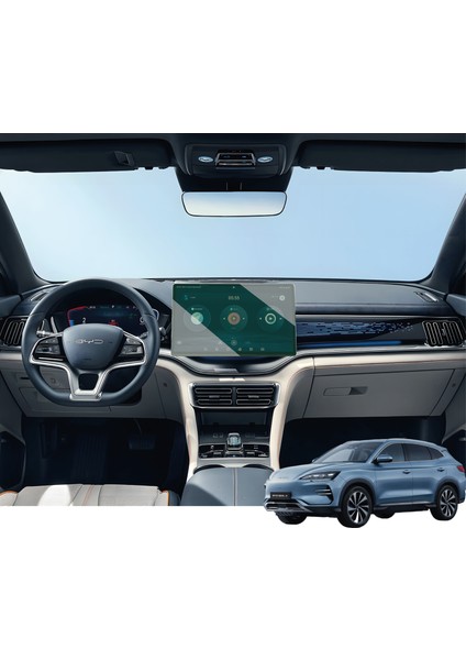 Byd Seal U Ev (2024-2025) Uyumlu Multimedya 15.6" ve Gösterge 10.1" Çift Set 9h Nano Ekran Koruyucu