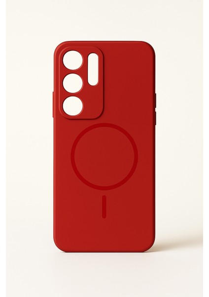 Softtouch Serisi Samsung S25 Ultra Magesafe Uyumlu Içi Logolu Kadife Silikon Premium Kılıf