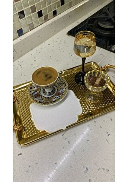 6'lı Sade Kokteyl Peçetesi | Ekru fırsatları