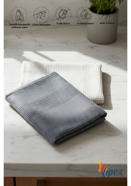 2 Adet Dekoratif Prizma Çok Amaçlı Temizlik-Kurulama Bezi 40X60 fiyatları