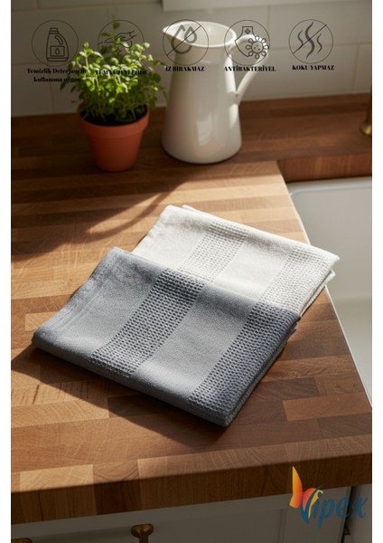 2 Adet Dekoratif Prizma Çok Amaçlı Temizlik-Kurulama Bezi 40X60 modelleri