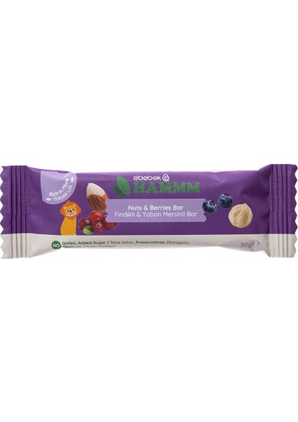 Fındık ve Berryli Bar 30 gr