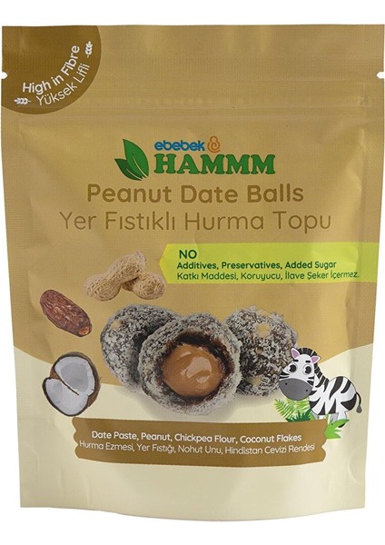 Yer Fıstıklı Hurma Topu 70 gr