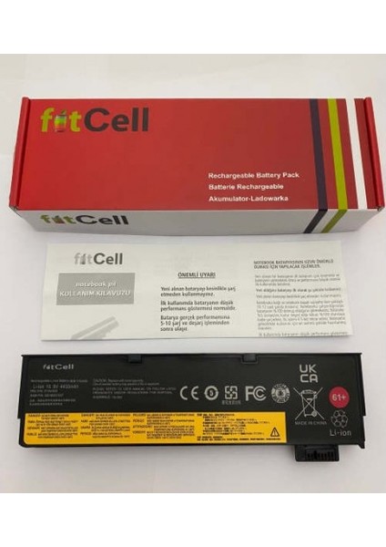 Lenovo Uyumlu Thinkpad T470 20HD 20HE Notebook Batarya - Pil