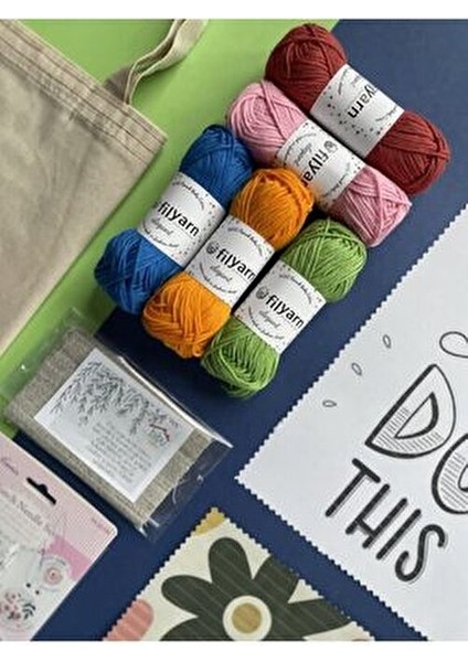 Seti Bez Çanta ile Birlikte 25 cm Kasnak ve Pamuklu İplerle Geliyor fiyatları