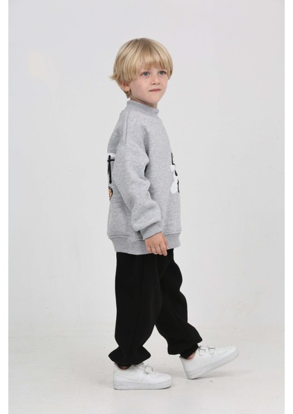 Erkek Çocuk Skate Arka Baskılı Eşofman Takım fırsatları