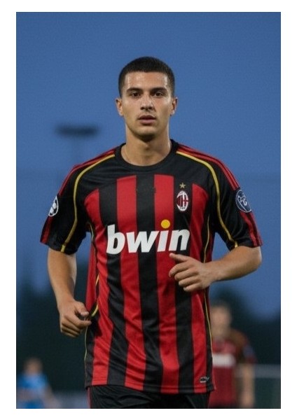 Ronaldinho Efsane Milan Nostalji Halı Saha Özel Tasarım Forması Kırmızı Siyah fiyatları