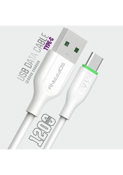 HM-506 USB Type-C Data & Şarj Kablosu 2.1A