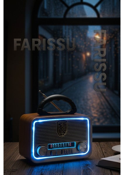 301 Eskitme Nostalji Tasarımlı Bluetoothlu Nostalji Radyo Fm-Sd Kart-Aux fiyatları