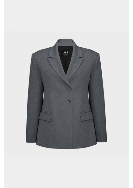 Premium Vento Yandan Düğme Detaylı Dokuma Ceket