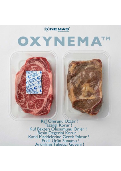 Oksijen Emici Paket Uzun Süreli Koruma 50CC (500 Adet)