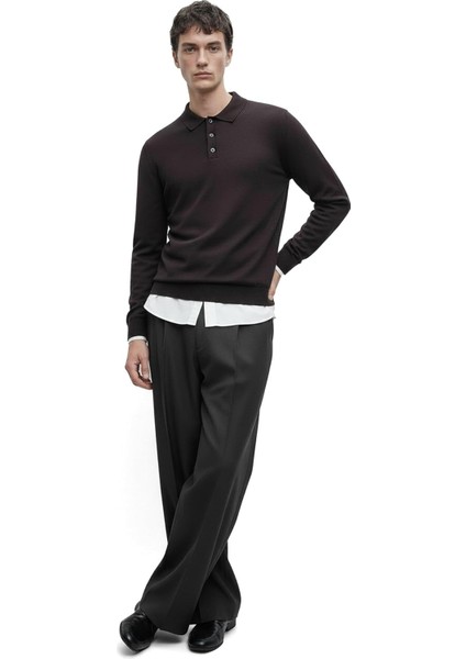 Premium Erkek Polo Yaka Triko Kazak Massimiliano modelleri