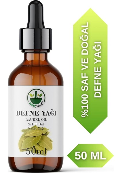 Soğuk Sıkım Defne Tohumu Yağı %100 Saf ve Doğal (50ML)