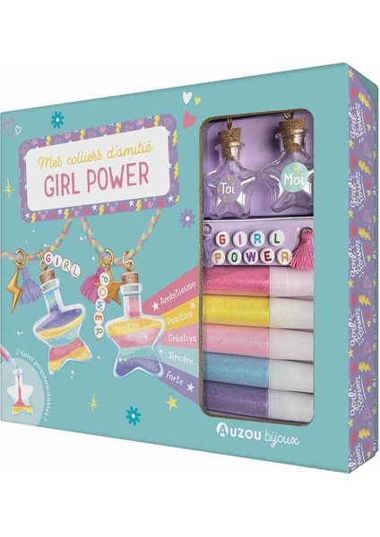 Kız Gücü Kişiye Özel Arkadaşlık Kolyesi Tasarlayın fırsatları