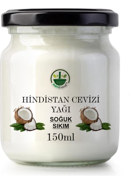 Hindistan Cevizi Yağı %100 Saf ve Doğal 150ML (Soğuk Sıkım)