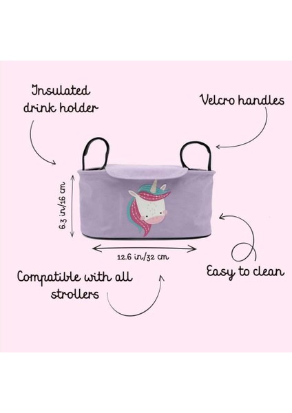 Puset Organizatörü - Sevimli Unicorn