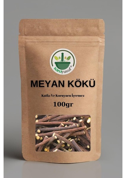 Meyan Kökü (Doğal Kurutulmuş, Elenmiş) 100GR