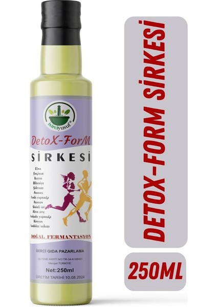 Detox-Form Sirkesi (Doğal Fermantasyon) 250 ml