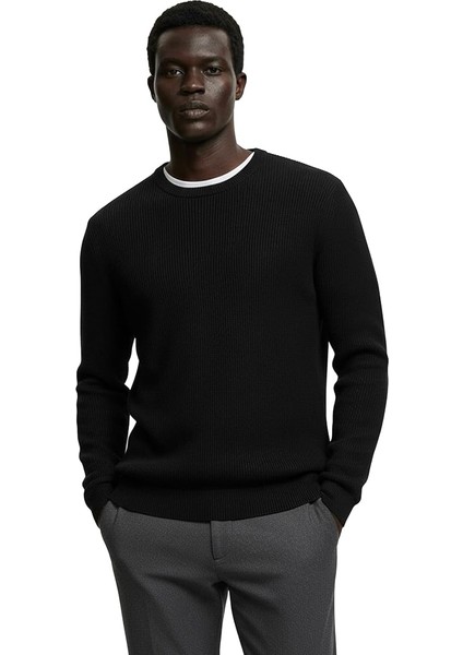 Premium Pamuk Ribana Triko Kazak Giordani