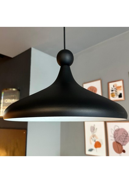 Champion Siyah Boncuk Başlık Tekli Avize Sarkıt Salon Mutfak Cafe Butik Lamba Aydınlatma Avizeler fiyatları