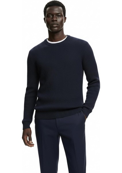 Premium Pamuk Ribana Triko Kazak Giordani