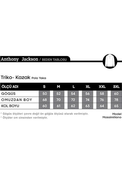 Premium Erkek Polo Yaka Triko Kazak Massimiliano