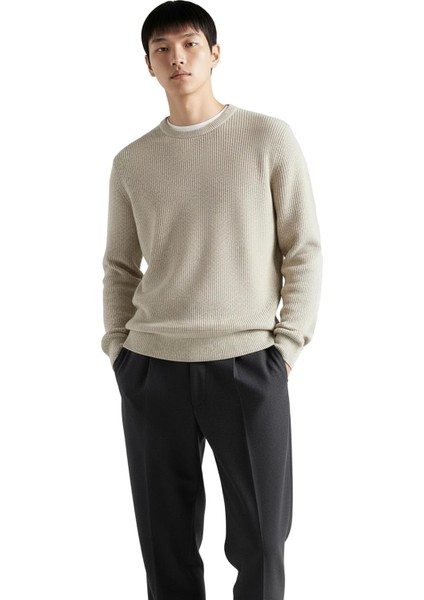 Premium Pamuk Ribana Triko Kazak Giordani