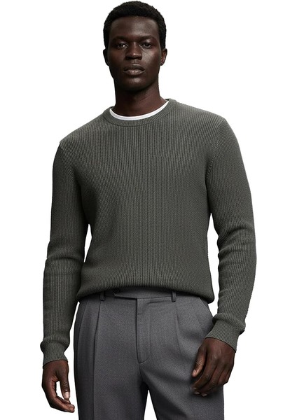 Premium Pamuk Ribana Triko Kazak Giordani