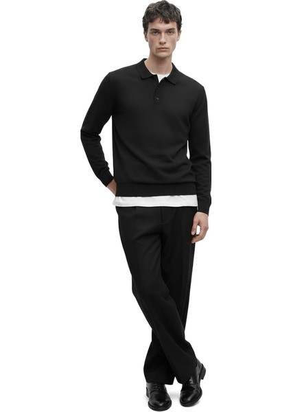 Premium Erkek Polo Yaka Triko Kazak Massimiliano modelleri