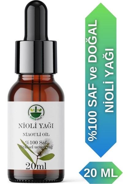 Nioli Uçucu Yağı 20 ml %100 Saf ve Doğal ( Niaouli Essential Oil )