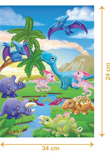 Dinozorlar - 150 Parçalı Puzzle fiyatları