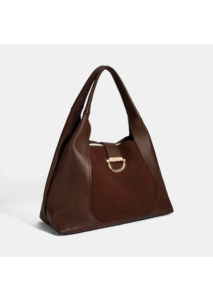 Kadın Bordo Cüzdan Aksesuarlı Deri Omuz Çantası modelleri