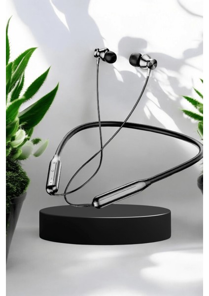 Boyun Bantlı Kablolu Kulaklık Anc Özelliği Uzun Şarj Süreli Sporcu Kulaklığı 100 Saat