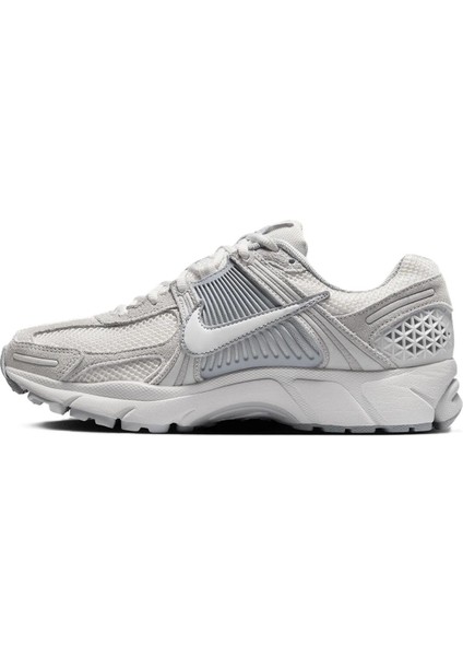 Bowerman Zoom Vomero 5 Leather Womens Sneaker Hakiki Deri Reflektörlü Kadın Günlük Spor Ayakkabı Gri fiyatları