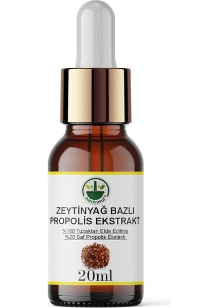 Zeytinyağ Bazlı Propolis Damla 20 ml