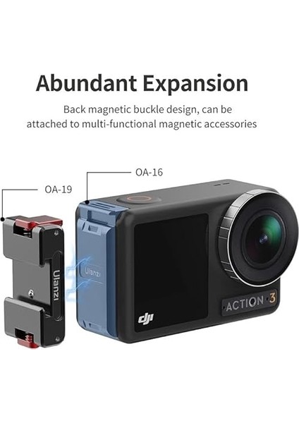 Oa-16 Dji Osmo Action 3 Için Manyetik Pil Kapağı modelleri