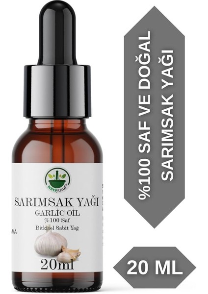 Sarımsak Yağı %100 Saf ve Doğal (20ML)