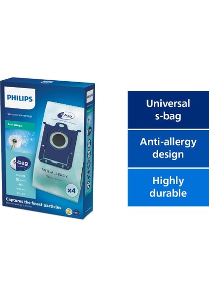 S-Bag® Anti-Alerjik Elektrikli Süpürge Torbası - Evrensel Uyumluluk, Alerji Sorunu Olanlar I modelleri