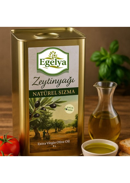 Natürel Sızma Zeytinyağı 5 L Teneke – Soğuk Sıkım – Yeni Hasat – %100 Doğal modelleri
