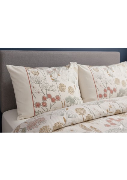 Soffione: %100 Pamuk Çift Kişilik Düğmeli Nevresim Takımı (200X220 Cm) modelleri