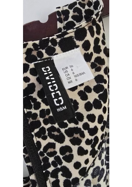 Leopar Desenli Günlük Elbise modelleri