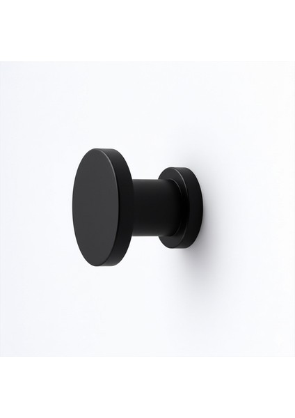 Alex Lüks Askı Mat Siyah Metal Askılık Banyo Mutfak Salon Askısı Şık Tasarım Dayanıklı Kullanım