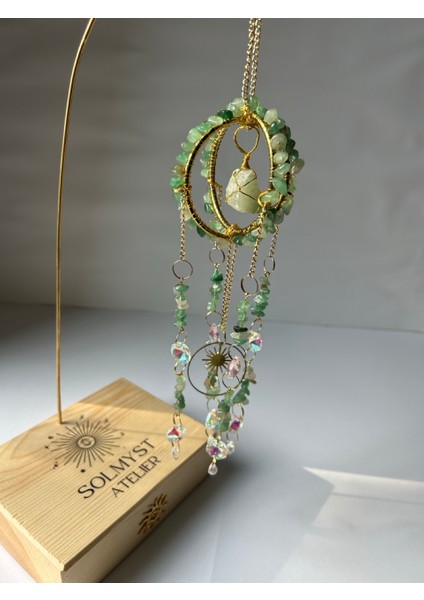 Masaüstü Serisi Aventurin Suncatcher - Güneş Tutucu - Güneş Yakalayıcı - El Yapımı