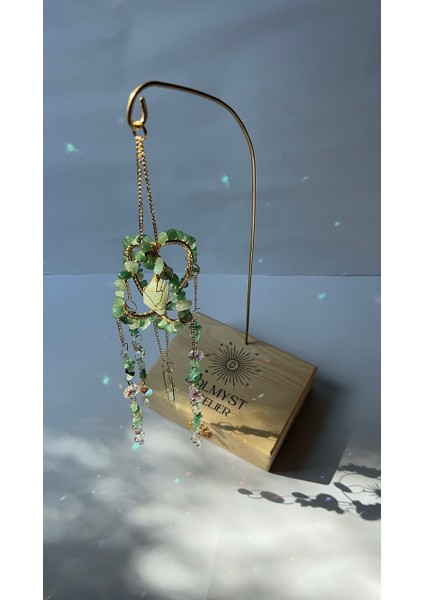 Masaüstü Serisi Aventurin Suncatcher - Güneş Tutucu - Güneş Yakalayıcı - El Yapımı modelleri