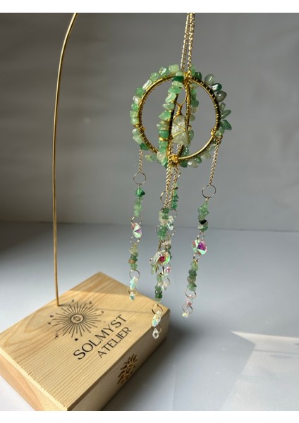 Masaüstü Serisi Aventurin Suncatcher - Güneş Tutucu - Güneş Yakalayıcı - El Yapımı fırsatları