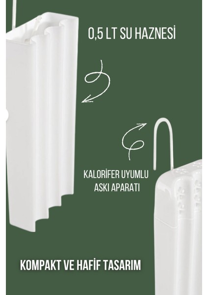 1 Adet Kalorifer Suluk Petek Üstü Suluğu Ortam Oda Nemlendirici Hava Nemlendiricisi fiyatları