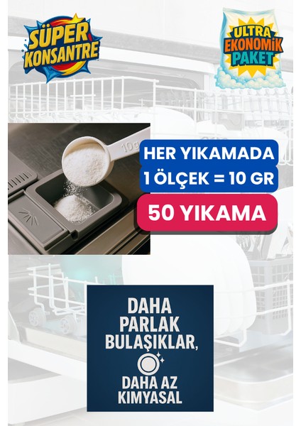 Bulaşık Makinesi Parlatıcılı Toz Deterjan 500 gr modelleri