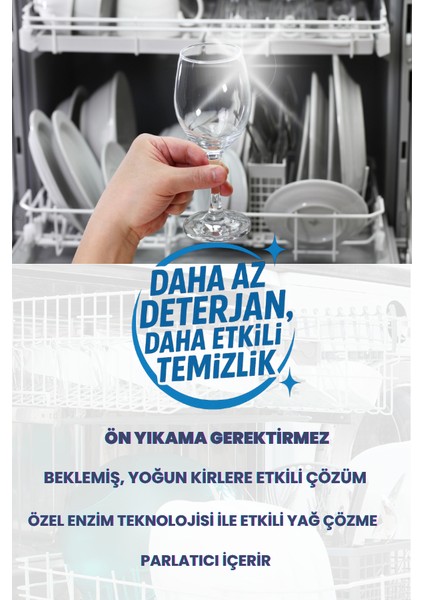 Bulaşık Makinesi Parlatıcılı Toz Deterjan 500 gr fırsatları